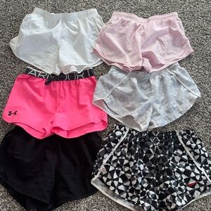 Girls gym shorts bundle